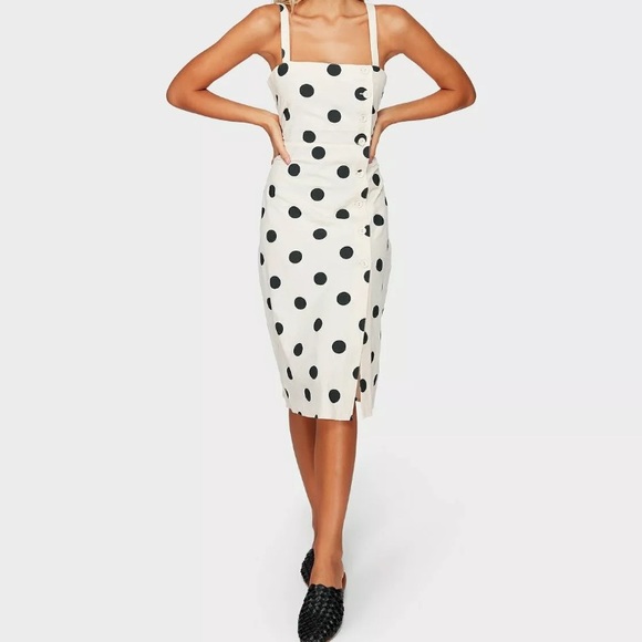 billabong polka dot dress